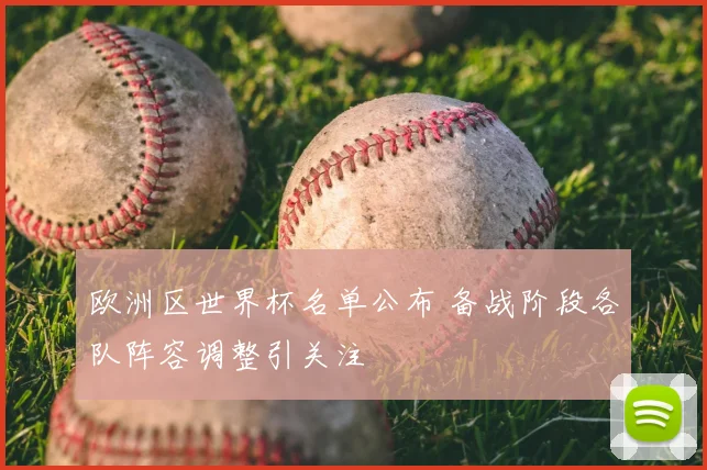 欧洲区世界杯名单公布 备战阶段各队阵容调整引关注